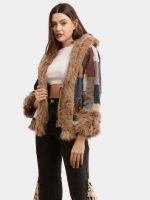 The Mix & Match Patch Jacket – Vintage Denim & Afghan Faux Fur - Image 12