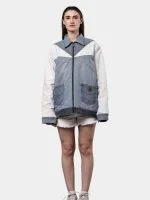 Reworked Dual-Tone Denim Patchwork Jacket - Image 3