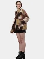 Reworked Corduroy Patchwork Jacket - Image 7