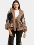 The Mix & Match Patch Jacket – Vintage Denim & Afghan Faux Fur