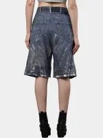 Reworked Levi’s Silver Foil Jorts - Image 2