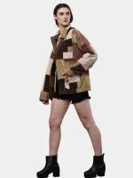 Reworked Corduroy Patchwork Jacket - Image 6