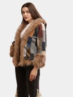 The Mix & Match Patch Jacket – Vintage Denim & Afghan Faux Fur - Image 9