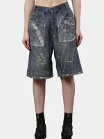 Reworked Levi’s Silver Foil Jorts - Image 16