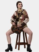 Reworked Corduroy Patchwork Jacket - Image 4