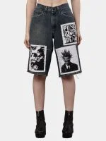 Reworked Wrangler Graphic Patch Jorts - Image 2
