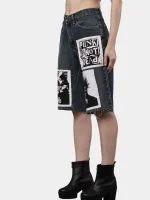 Reworked Wrangler Graphic Patch Jorts - Image 14