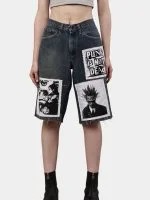 Reworked Wrangler Graphic Patch Jorts - Image 12