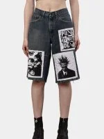 Reworked Wrangler Graphic Patch Jorts - Image 11