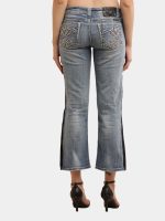 The Zipper Panel – Embroidered Bootleg Denim - Image 19