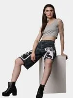 Reworked Wrangler Graphic Patch Jorts - Image 6