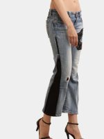 The Zipper Panel – Embroidered Bootleg Denim - Image 9