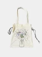 Sprinkling Tote – Embroidered Denim Potli Bag