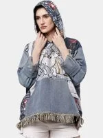 Tapestry & Denim Patchwork Hoodie - Image 7