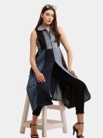 The Denim Dress – Multi-Panel Vintage Rework