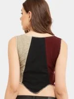 Bandana Panel Reworked Levi’s Jeans & Sleeveless Knit Panel Top Co-Ord Set - Image 8