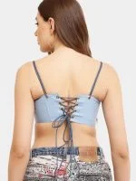 Punk Bandana Levi’s Jeans & Reworked Polo Corset Set - Image 3