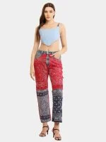 Punk Bandana Levi’s Jeans & Reworked Polo Corset Set - Image 4