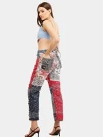 Punk Bandana Levi’s Jeans & Reworked Polo Corset Set