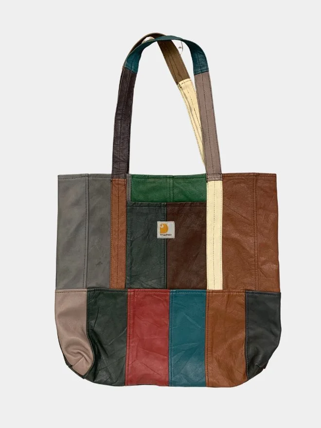 2 Leather Patch Carhartt Tote - Image 1