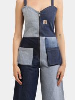 The Denim Jumpsuit – Tonal Panel Vintage Utility - Image 9