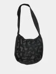 Raw Cut Patchwork Black Tote Bag
