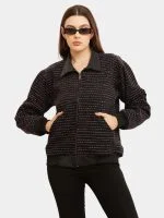 Multithread Embroidered Reworked Denim Jacket