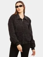 Multithread Embroidered Reworked Denim Jacket - Image 9