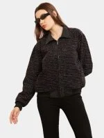 Multithread Embroidered Reworked Denim Jacket - Image 5