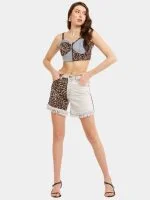 Leopard Print Denim Reworked Co-Ord Set - Image 4