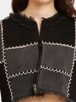 Fagoting Stitch Denim Co-Ord Set - Image 4