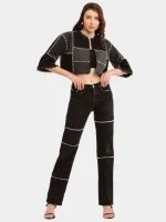 Fagoting Stitch Denim Co-Ord Set - Image 12