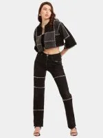 Fagoting Stitch Denim Co-Ord Set - Image 3