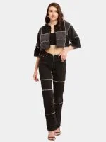 Fagoting Stitch Denim Co-Ord Set - Image 13