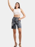 Sustainable Pocket Shorts – Recycled Denim Detail - Image 17