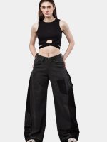 Reworked Dual-Tone Baggy Carpenter Pants - Image 7