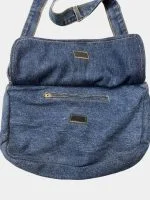 Carhartt Reworked Denim Bag – Hidden Pocket | Zip Closure - Image 5