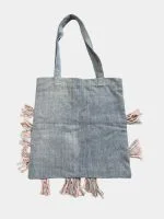 Couch Bloom Vintage Denim Tote Bag - Image 2