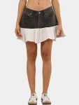 Levi’s Denim Ruffle Mini Skirt