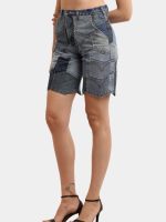 Sustainable Pocket Shorts – Recycled Denim Detail - Image 9