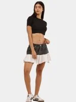Levi’s Denim Ruffle Mini Skirt - Image 7