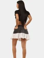 Levi’s Denim Ruffle Mini Skirt - Image 6