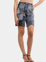 Sustainable Pocket Shorts – Recycled Denim Detail - Image 2