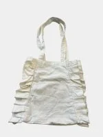 Botanical Embroidered Recycled Vintage Tote Bag - Image 2