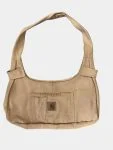 Carhartt Reworked Canvas Shoulder Bag – Beige Workwear Style