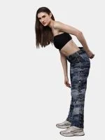 Reworked Denim Belt Patchwork Pants - Image 7