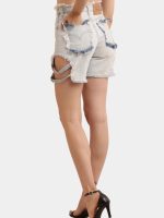 Fray Concept Shorts – Double Belt Raw Edge Denim - Image 11