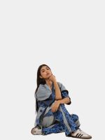 Crazy Unisex 1 of 1 Printed Upcycled Denim Set - Image 11