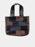Vintage Pant Patchwork Tote Bag