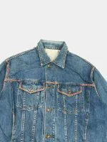 Reborn Embroidery Reworked Denim Jacket - Image 15